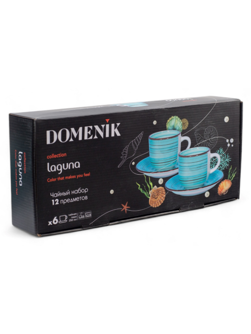 Набор чайный Domenik Laguna 12 предметов, 250мл