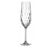 Бокал для шампанского Crystal Bohemia Crex Optic, 270мл
