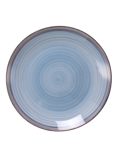 Тарелка обеденная Domenik Mood Smoky Blue, 24.8см