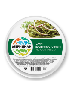 Салат Меридиан Дальневосточный из морской капусты, 450г