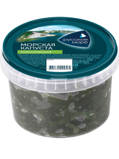 Капуста морская Русское море маринованная классическая, 450г
