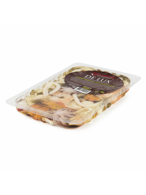 Коктейль из морепродуктов Два капитана De-lux с каперсами, 250г