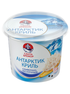 Крем-паста Санта Бремор Антарктик Криль Сливочно-чесночный, 150г