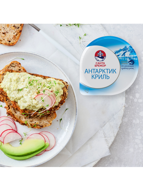 Антарктик-криль Санта Бремор авокадо, 150г