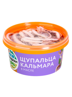 Щупальца кальмара Меридиан в масле, 430г