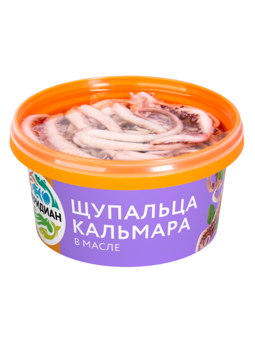 Щупальца кальмара Меридиан в масле, 430г