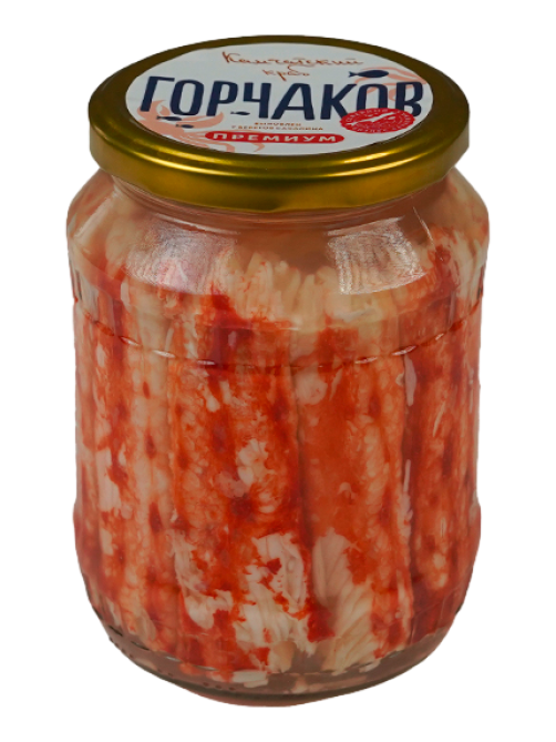 Мясо краба Горчаков натуральное премиум, 700г