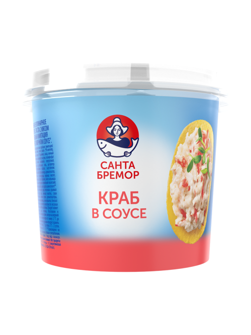 Паста Санта Бремор краб в сливочном соусе, 150г
