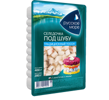 Сельдь Русское море филе-кусочки под шубу, 400г