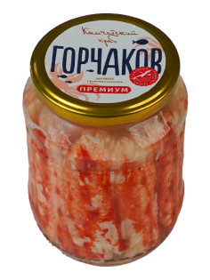 Мясо краба Горчаков натуральное премиум, 700г