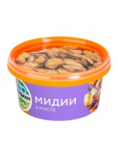 Мидии Меридиан в масле, 430г