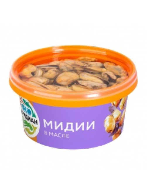Мидии Меридиан в масле, 430г