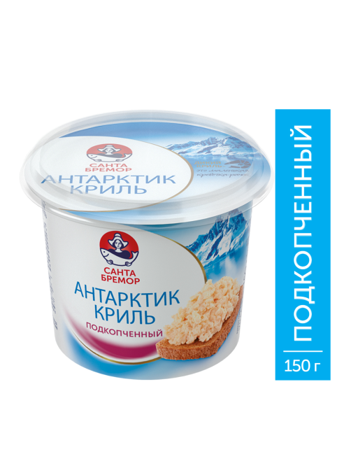 Крем-паста Санта Бремор Антарктик Криль Подкопченный, 150г