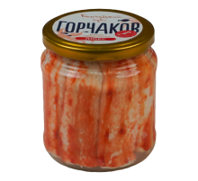 Мясо краба Горчаков натуральное люкс, 500г