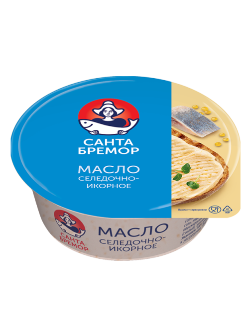 Масло селедочно-икорное Санта Бремор Бутербродное, 100г