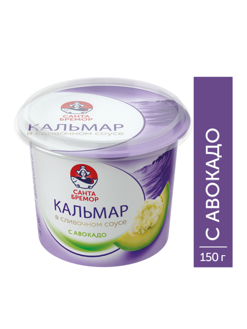 Паста кальмар с авокадо Санта Бремор 150г