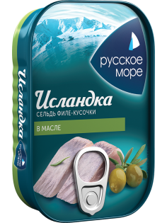 Сельдь Русское море Исландка в масле, 115г