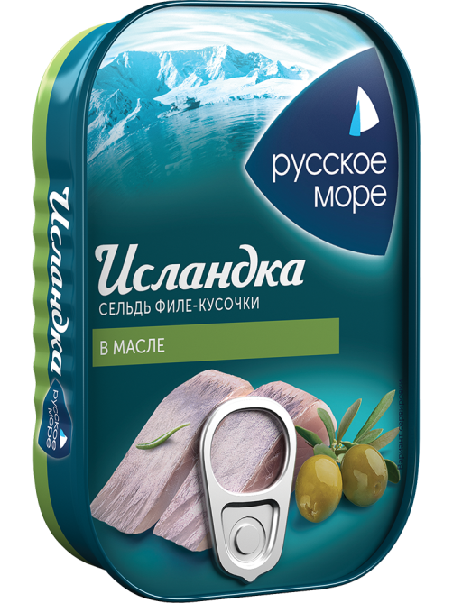 Сельдь Русское море Исландка в масле, 115г