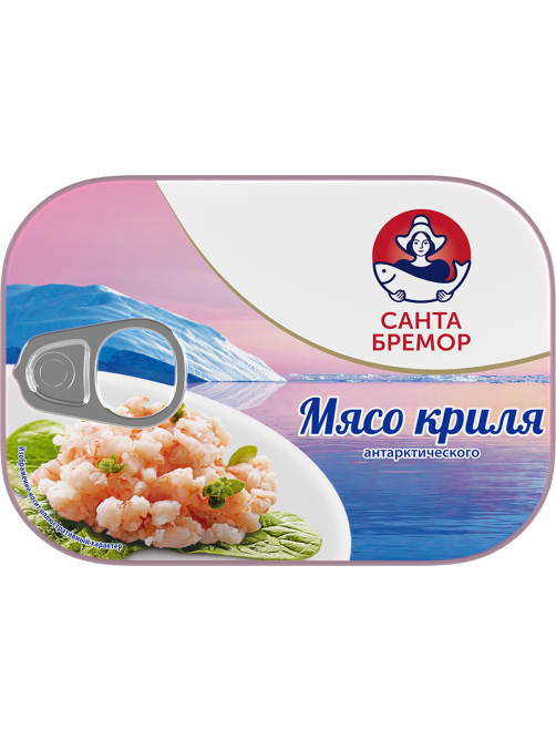 Мясо криля Санта Бремор антарктического, 100г