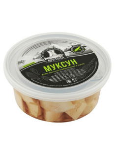 Муксун филе-ломтики Арктика слабосоленый в масле, 200г