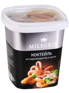 Коктейль из морепродуктов Меридиан Милегрин в масле, 415г