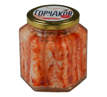 Мясо краба Горчаков натуральное премиум, 400г