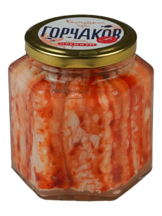 Мясо краба Горчаков натуральное премиум, 400г