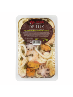 Коктейль из морепродуктов Два капитана De-lux с каперсами, 250г