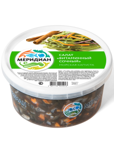 Салат Меридиан Витаминный из морской капусты, 450г