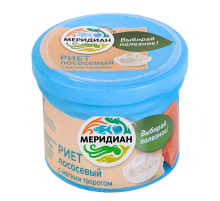 Риет Меридиан из лосося с творогом, 100г