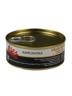 Мясо краба Gorchakov Group Камчатка 1 сорт, 110г