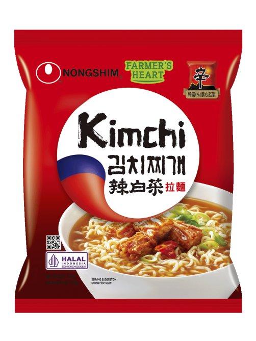Лапша быстрого приготовления Nongshim Кимчи Рамен, 120г