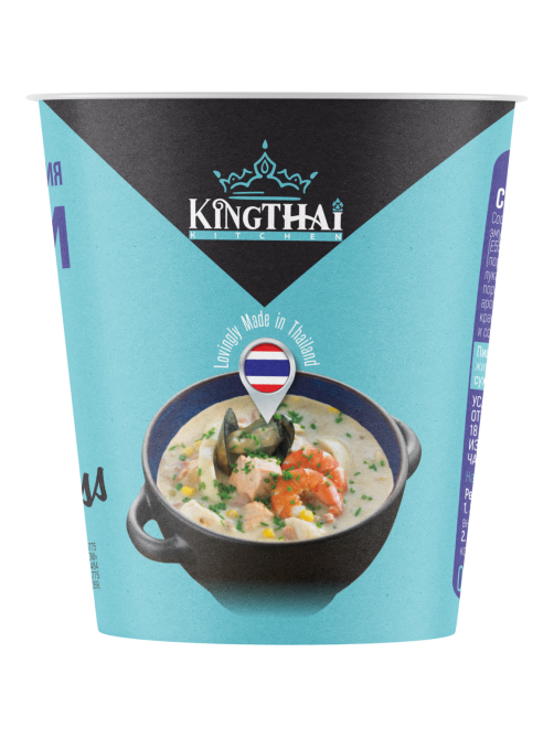 Крем-суп быстрого приготовления Kingthai Kitchen со вкусом морепродуктов, 30г