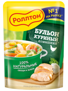 Бульон Роллтон куриный домашний, 90г