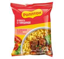 Вермишель быстрого приготовления Роллтон говяжья, 60г