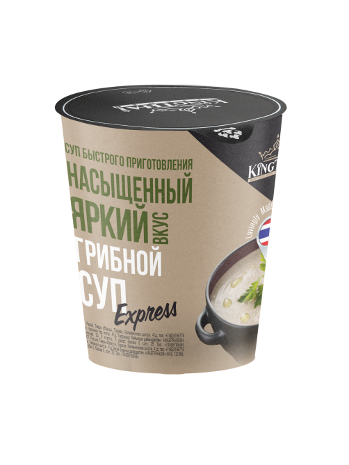 Крем-суп быстрого приготовления Kingthai Kitchen Грибной, 30г