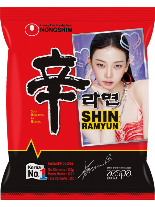 Лапша быстрого приготовления Nongshim Шин Рамен, 120г