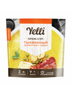 Крем-суп Yelli тыквенный ароматный с карри, 70г