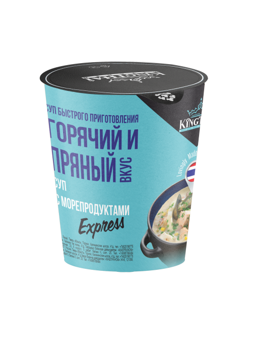 Крем-суп быстрого приготовления Kingthai Kitchen со вкусом морепродуктов, 30г
