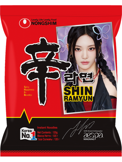 Лапша быстрого приготовления Nongshim Шин Рамен, 120г