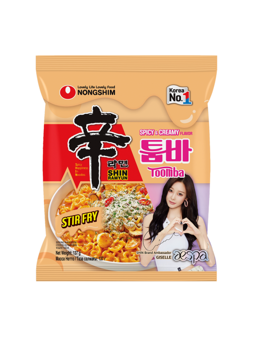 Лапша быстрого приготовления Nongshim Шин Рамен Toomba с сырно-сливочным вкусом острая, 137г
