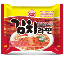 Лапша быстрого приготовления Оттоги Kimchi ramen со вкусом кимчи, 120г