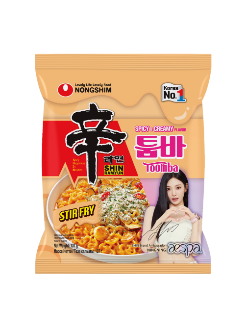 Лапша быстрого приготовления Nongshim Шин Рамен Toomba с сырно-сливочным вкусом острая, 137г