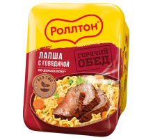 Лапша быстрого приготовления Роллтон Говядина по-домашнему, 90г