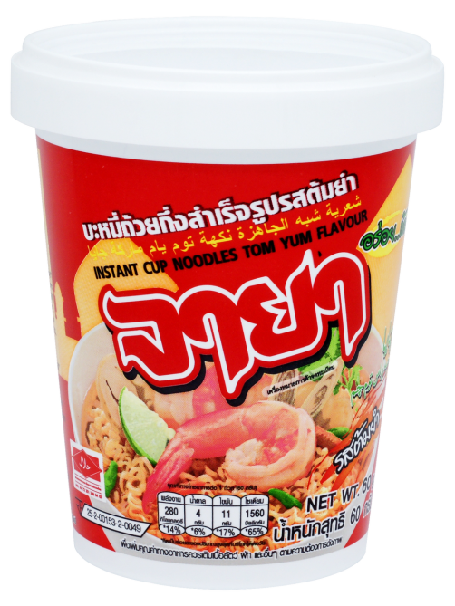 Лапша быстрого приготовления Jaya со вкусом Том Ям, 60г
