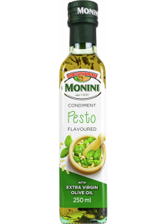 Масло оливковое Monini с песто Extra Virgin нерафинированное, 250мл