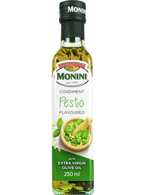 Масло оливковое Monini с песто Extra Virgin нерафинированное, 250мл