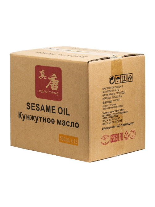 Масло кунжутное Real Tang нерафинированное, 500мл