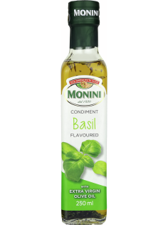 Масло оливковое Monini с базиликом Extra Virgin нерафинированное, 250мл