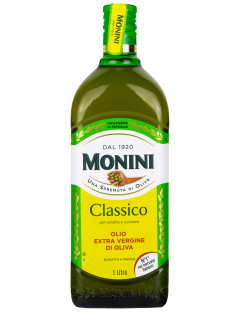 Масло оливковое Monini Classico Extra Virgin нерафинированное, 1л